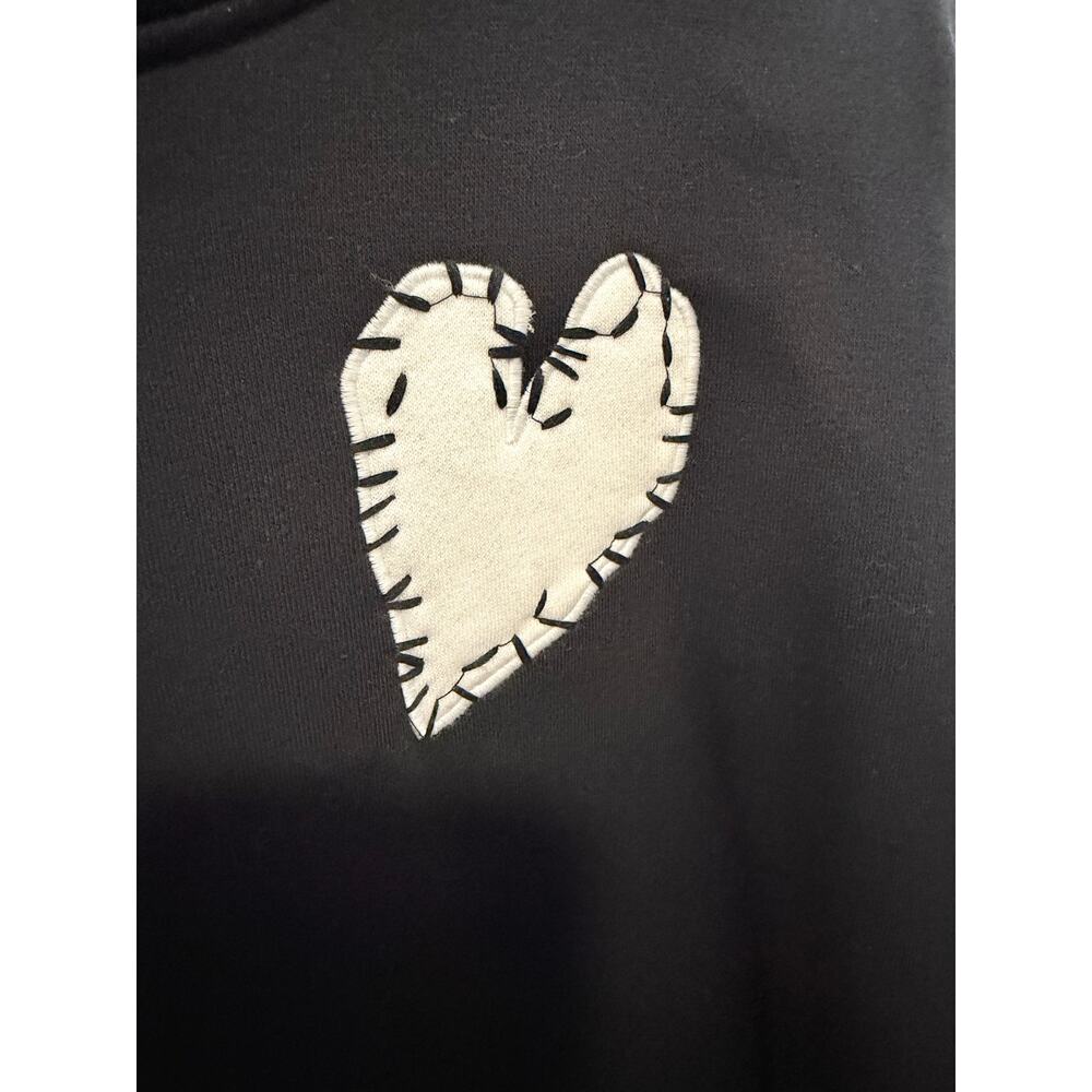 Aqua x Kerri Rosenthal Heart Hoodie Sweatshirt - Picture 4 of 6